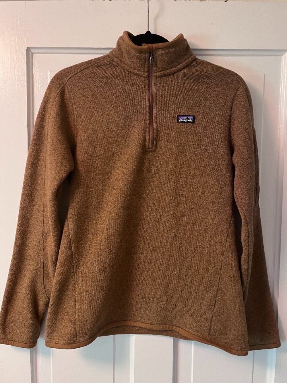 Patagonia Brown Quarter-Zip Fleece Pullover